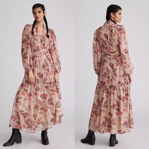NWT Anthropologie Let Me Be Floral Maxi Dress